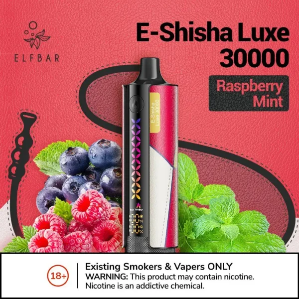 Elfbar E-Shisha Luxe 30K (Raspberry Mint)